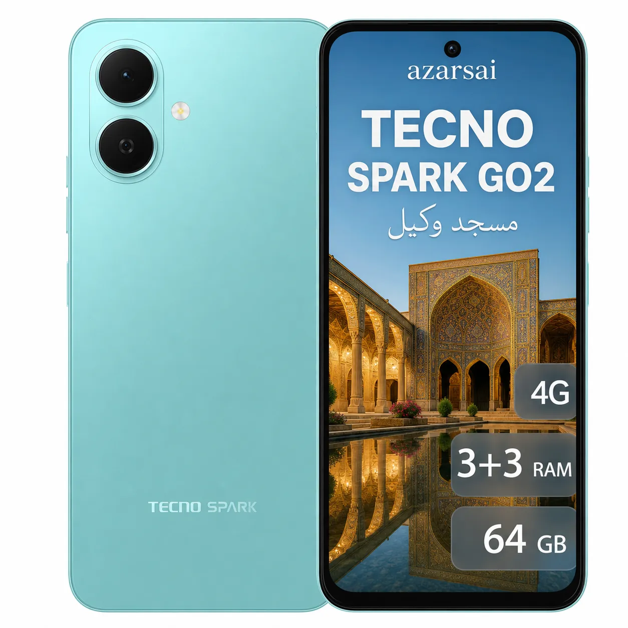 TECNO SPARK GO2 64GB RAM3+3