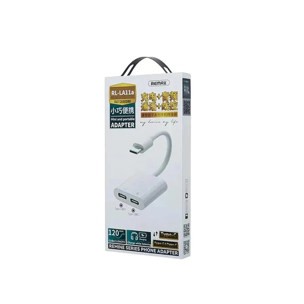 کابل تبدیل USB-C به USB-C / USB-C ریمکس مدل Remax RL LA11a C To C&C با گارانتی 12 ماهه شرکتی