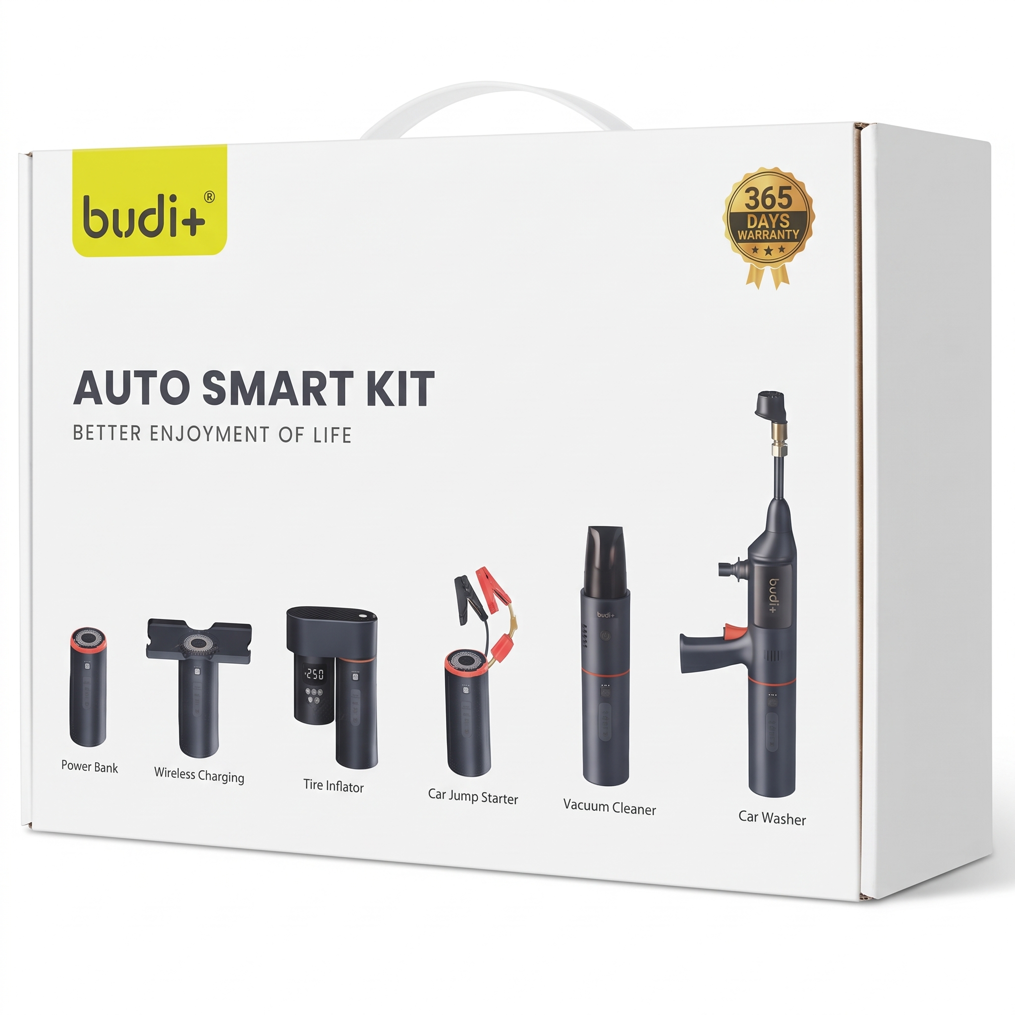 کیت هوشمند 6 کاره نگهداری خودرو Budi Plus مدل Auto Smart Kit با گارانتی 18 ماهه (6 ماه تعویض)