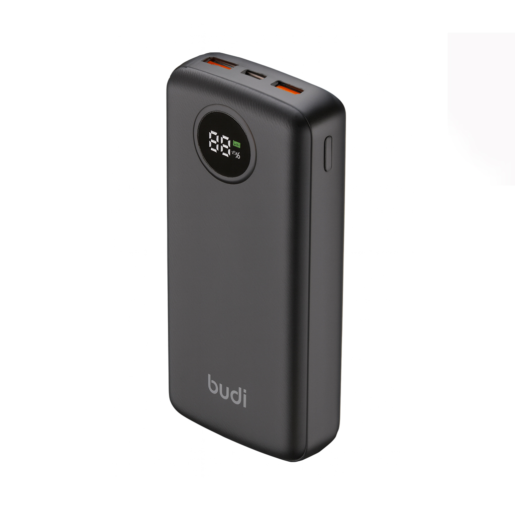 پاوربانک بودی PD و فست 20000mAh 22.5W با نمایشگر درصد شارژ و 3 پورت خروجی مدل PB820B2 با گارانتی 18 ماهه (6 ماه تعویض)