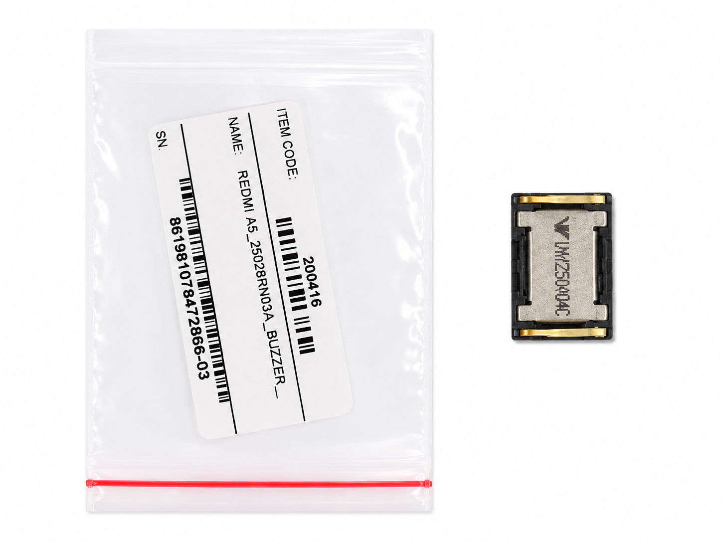 (روکاری) BUZZER XIAOMI REDMI A5 (25028RN03A) SECOND با گارانتی سه ماهه جی اس ام سرویس