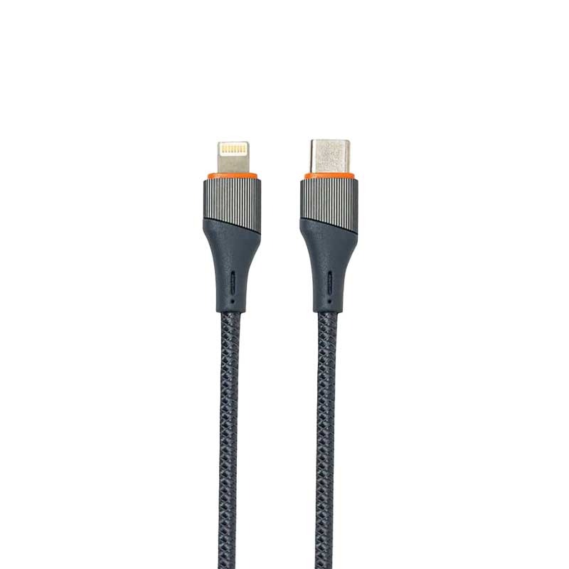 کابل شارژ اکسیژن Type-C به لایتنینگ مدل LX-15 طول یک متر رنگ مشکی